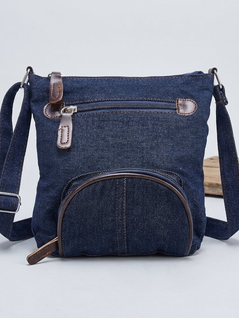 DSORVICD Denim Purses for Women Crossbody Bags Blue Fabric Jean Boho Purse